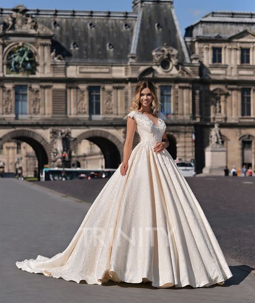 luxury ivory scoop applique beads ball gown wedding dresses bridal pageant dresses wedding attire dresses custom size 2-18 kf1223292, White
luxury ivory scoop applique beads ball gown wedding dresses bridal pageant dresses wedding attire dresses custom size 2-18 kf1223292, White