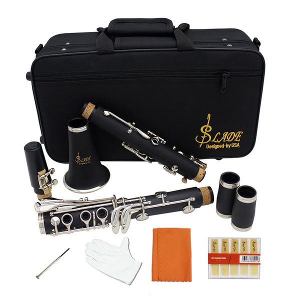 17 key bb flat soprano clarinet nickel plating exquisite with cleaning cloth gloves durable musical instruments
17 key bb flat soprano clarinet nickel plating exquisite with cleaning cloth gloves durable musical instruments
