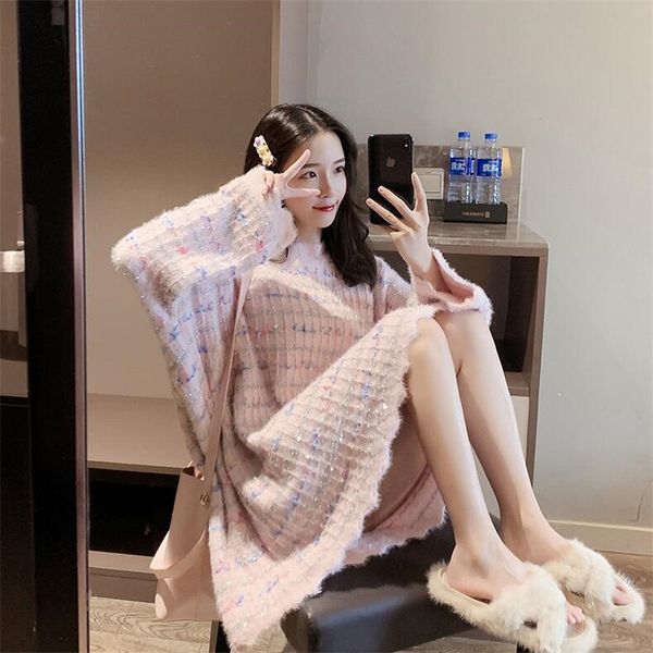 2019 sweater female plaid head thickening loose fashion wild students autumn and winter new knitting, White;black
2019 sweater female plaid head thickening loose fashion wild students autumn and winter new knitting, White;black