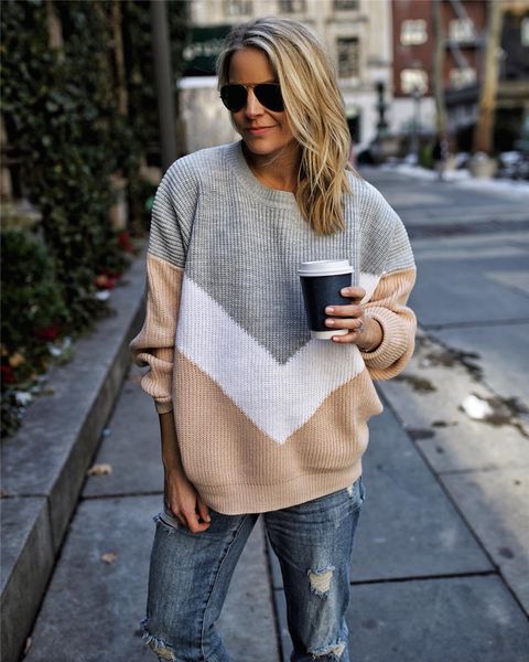 womens casual long sleeve pullover shirts color block striped sweatshirt, White;black
womens casual long sleeve pullover shirts color block striped sweatshirt, White;black
