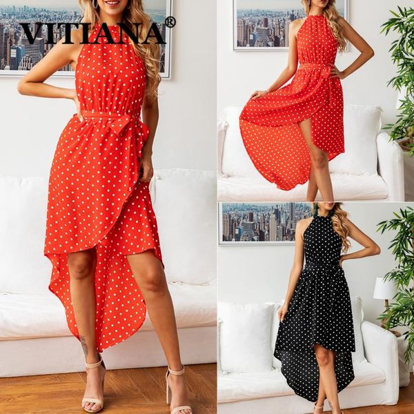 casual dresses vitiana women dot beach long dress for womens summer 2021 female sleeveless black party femme vestidos, Black;gray
casual dresses vitiana women dot beach long dress for womens summer 2021 female sleeveless black party femme vestidos, Black;gray