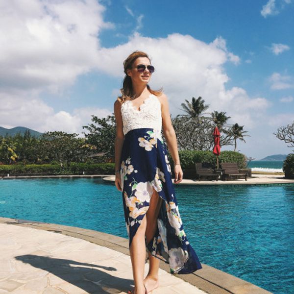Print New Fashion Summer Style Women Lace Long Flower Print Patchwork Dresses Sexy V Nack Women Lace Dress Polyester
Print New Fashion Summer Style Women Lace Long Flower Print Patchwork Dresses Sexy V Nack Women Lace Dress Polyester