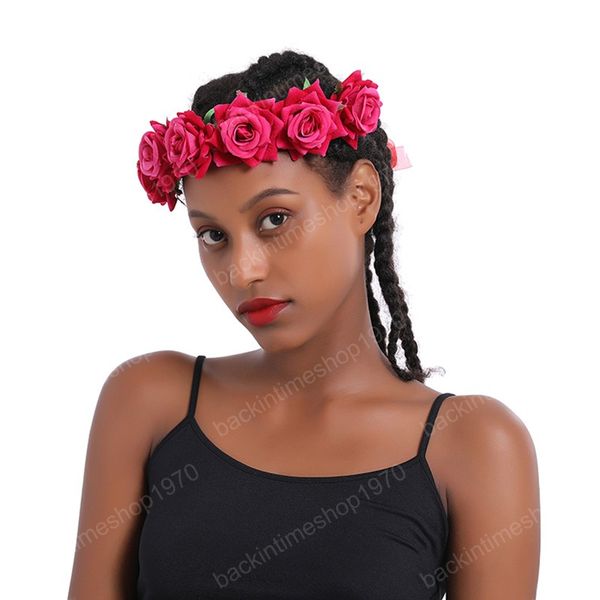 new velvet flower headband wedding big flower crown boho wreath ribbon garland bridesmaid wianek kwiatowy bride hair accessories, Slivery;white
new velvet flower headband wedding big flower crown boho wreath ribbon garland bridesmaid wianek kwiatowy bride hair accessories, Slivery;white