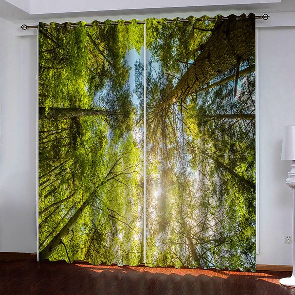 3d window curtain sunny green woods luxury blackout living room office bedroom customized size
3d window curtain sunny green woods luxury blackout living room office bedroom customized size