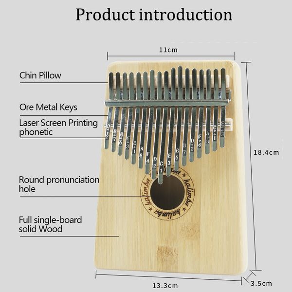 17 keys thumb piano wood instrument pine aluminum bar kalimba keyboard music portable finger board with tune hammer
17 keys thumb piano wood instrument pine aluminum bar kalimba keyboard music portable finger board with tune hammer