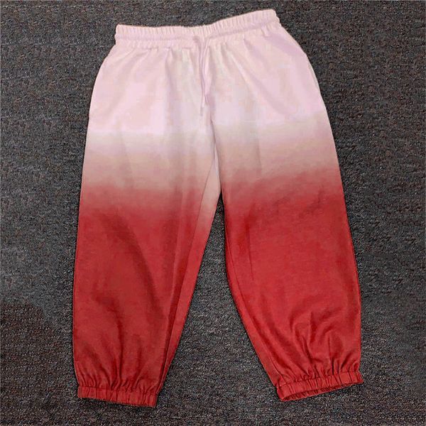 women's pants multicolor gradient print elastic mid waist fitted cuffs trousers women pants casual jogger street wear, Black;white
women's pants multicolor gradient print elastic mid waist fitted cuffs trousers women pants casual jogger street wear, Black;white