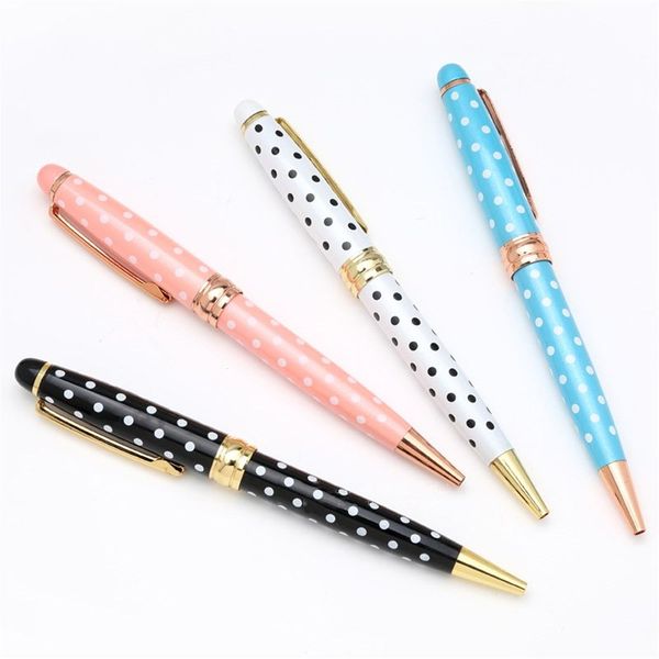 1pc novelty dot ballpoint pen luxury roller ball pen kawaii stationary signature pens for writing gifts office school supplies, Blue;orange
1pc novelty dot ballpoint pen luxury roller ball pen kawaii stationary signature pens for writing gifts office school supplies, Blue;orange