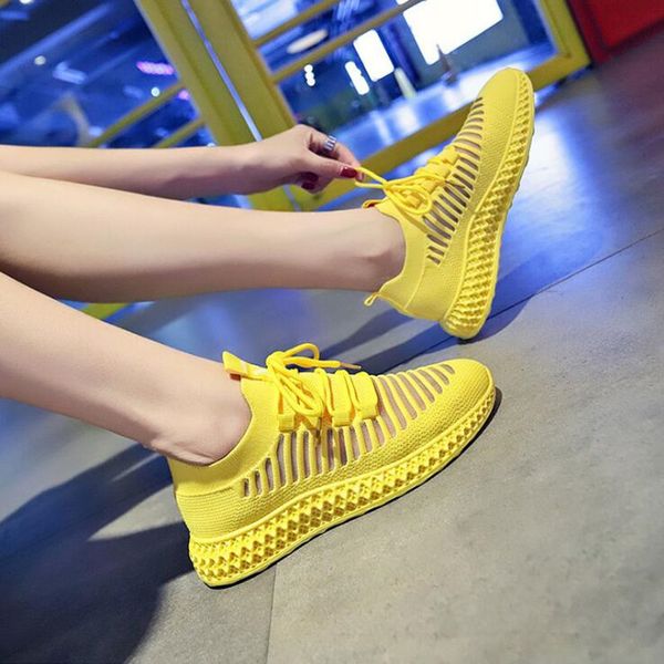 sneakers women breathable air mesh pink yellow platform shoes ladies summer casual knitting flats shoes chunky platform cj191226, Black
sneakers women breathable air mesh pink yellow platform shoes ladies summer casual knitting flats shoes chunky platform cj191226, Black