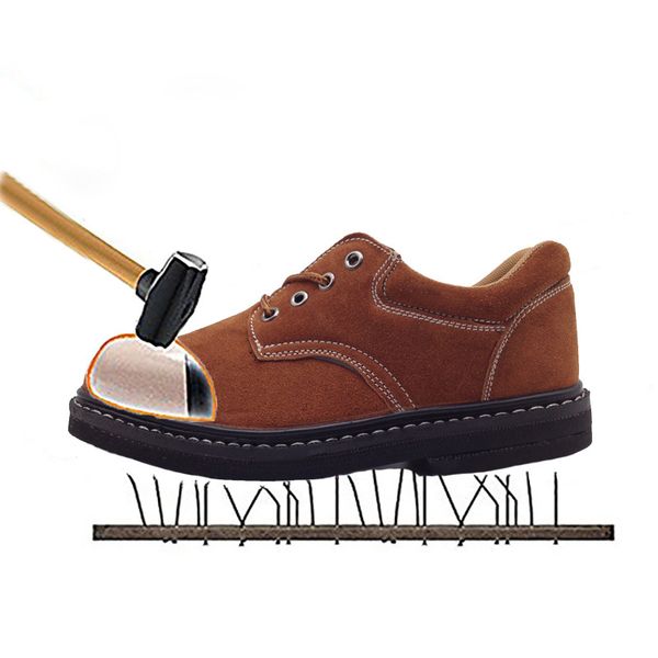 men's protective shoes 2019 autumn winter work shoes genuine leather male casual shoes outdoor walking footwear 31d50, Black;brown
men's protective shoes 2019 autumn winter work shoes genuine leather male casual shoes outdoor walking footwear 31d50, Black;brown