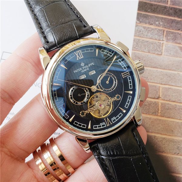 business casual brand automatic mechanical watch leather men's mechanical watch, Slivery;brown
business casual brand automatic mechanical watch leather men's mechanical watch, Slivery;brown