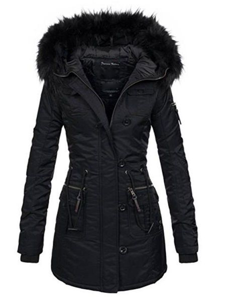 2018 women winter thicken warm coat female autumn hooded cotton fur plus size basic jacket outerwear slim long ladies chaqueta, Black;brown
2018 women winter thicken warm coat female autumn hooded cotton fur plus size basic jacket outerwear slim long ladies chaqueta, Black;brown