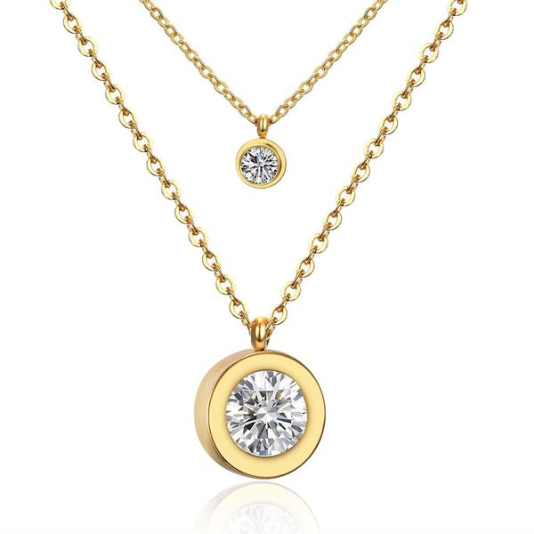 2020 stainless steel steel choker link chain necklaces women/men jewelry zircon pendants necklace, Silver
2020 stainless steel steel choker link chain necklaces women/men jewelry zircon pendants necklace, Silver