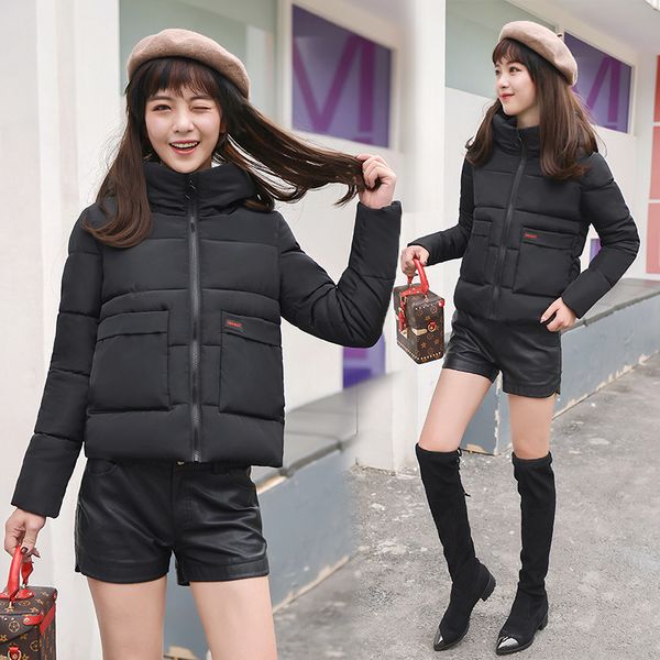 versatile down jacket cotton-padded clothes women's 2018 winter new style korean-style fashion short warm bread cotton coat hood, Blue;black
versatile down jacket cotton-padded clothes women's 2018 winter new style korean-style fashion short warm bread cotton coat hood, Blue;black