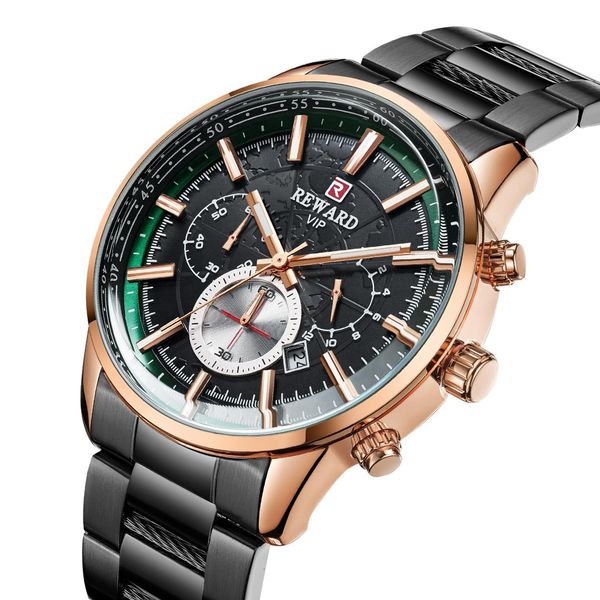 reward luxury brand fashion men watch chronograph sports waterproof men's watch man clock luminous squartz date, Slivery;brown
reward luxury brand fashion men watch chronograph sports waterproof men's watch man clock luminous squartz date, Slivery;brown
