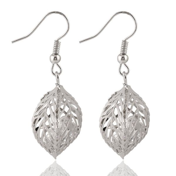 fashion jewelry earrings hollow double sided leaves dangle chandelier earrings for women ladies wedding drop earring, Silver
fashion jewelry earrings hollow double sided leaves dangle chandelier earrings for women ladies wedding drop earring, Silver