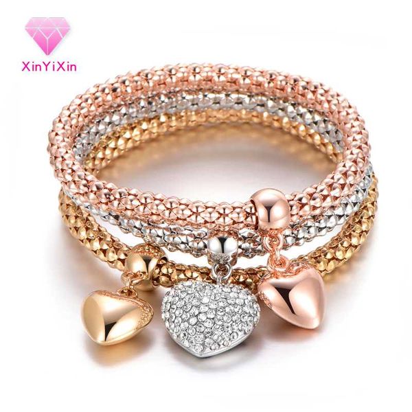 crystal heart charm bracelets & bangles rose gold silvery popcorn chain love heart rhinestone pendant bracelet women party gift, Golden;silver
crystal heart charm bracelets & bangles rose gold silvery popcorn chain love heart rhinestone pendant bracelet women party gift, Golden;silver