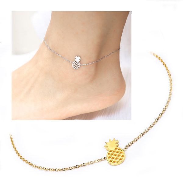 pineapple natural style female anklet chain stainless steel anklets fo women ankle bracelet sandals foot anklet chain jewelry, Red;blue
pineapple natural style female anklet chain stainless steel anklets fo women ankle bracelet sandals foot anklet chain jewelry, Red;blue