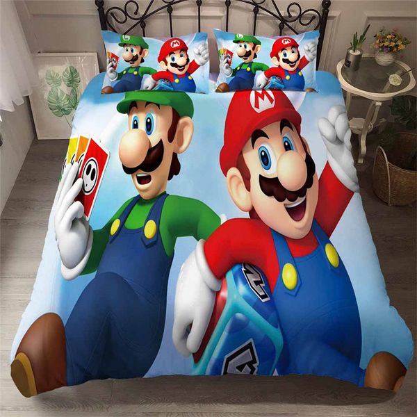 helengili 3d bedding set mario party print duvet cover set bedcloth with pillowcase bed home textiles #mla26
helengili 3d bedding set mario party print duvet cover set bedcloth with pillowcase bed home textiles #mla26