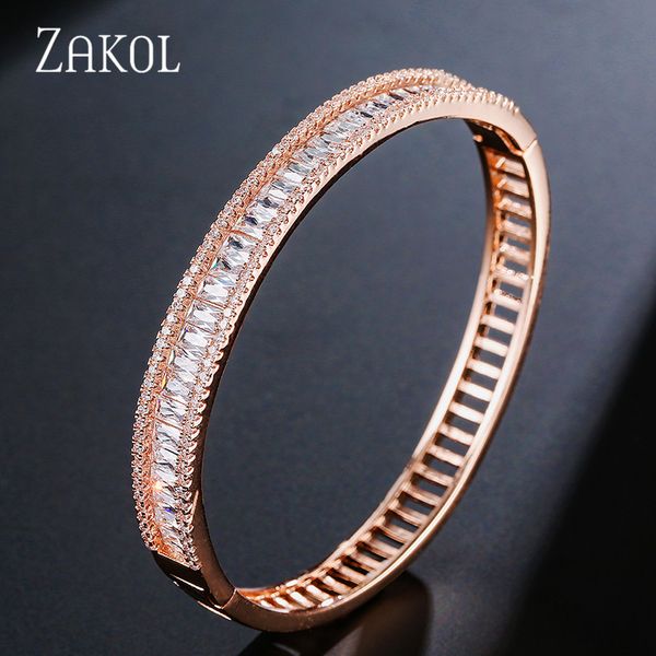 zakol brand charm baguette cz zirconia crystal cuff bangles for women jewelry luxury fsbp156, Black
zakol brand charm baguette cz zirconia crystal cuff bangles for women jewelry luxury fsbp156, Black
