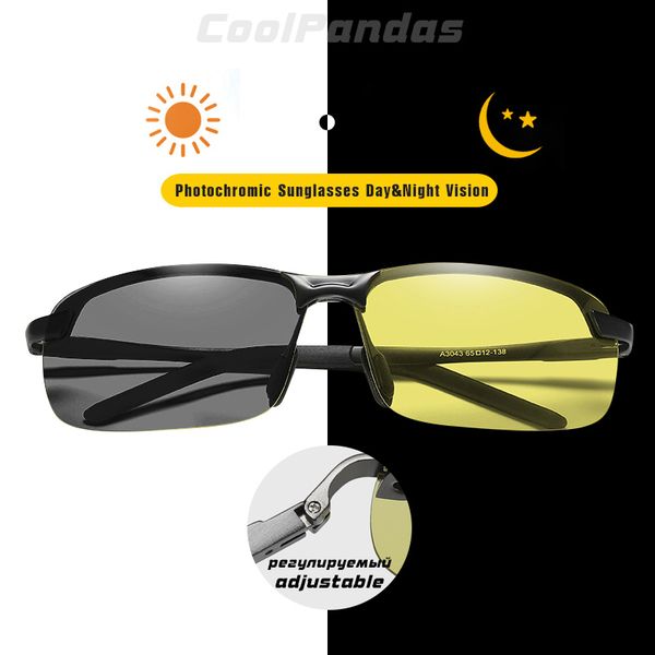 2019 brand design men polarized chameleon pchromic sunglasses anti glare glasses day night driving male oculos de sol uv400, White;black
2019 brand design men polarized chameleon pchromic sunglasses anti glare glasses day night driving male oculos de sol uv400, White;black