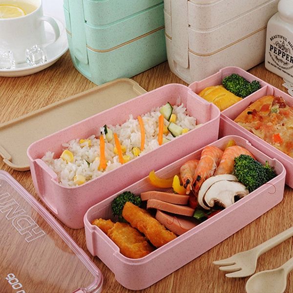 900ml healthy material lunch box 3 layer wheat straw bento boxes microwave dinnerware food storage container lunchbox dinnerware sets
900ml healthy material lunch box 3 layer wheat straw bento boxes microwave dinnerware food storage container lunchbox dinnerware sets