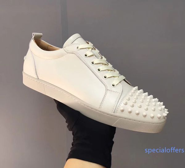 with box junior men spikes sneakers shoes women men low trainers ,luxury red bottom party dress sneaker casual walking flats, Black
with box junior men spikes sneakers shoes women men low trainers ,luxury red bottom party dress sneaker casual walking flats, Black