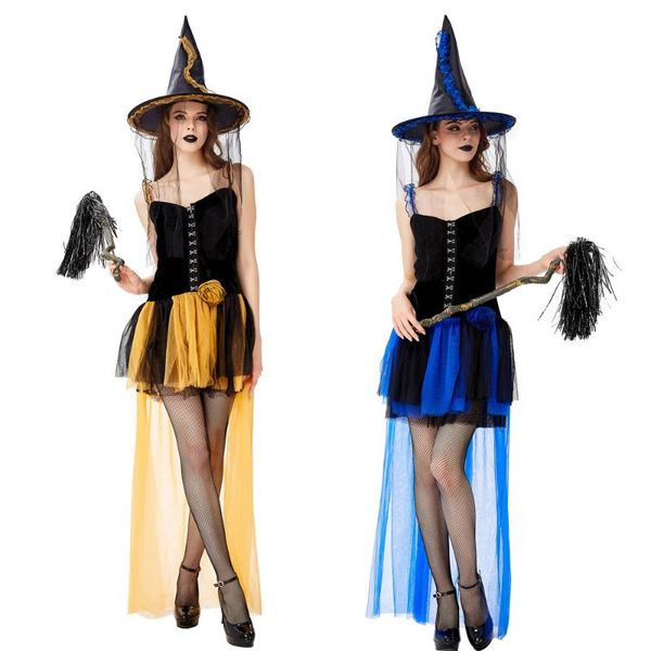 halloween carnival holiday party witch costume cosplay orange blue swallowtail mesh witch costumes dress for women adult, Silver
halloween carnival holiday party witch costume cosplay orange blue swallowtail mesh witch costumes dress for women adult, Silver