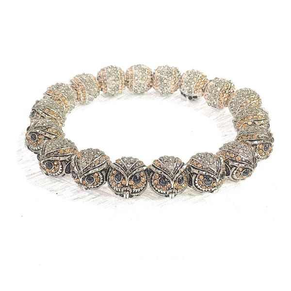 10mm owl beads strand bracelets 925 sterling silver orange black cz animal bangle women men fashion good jewelry accessories
10mm owl beads strand bracelets 925 sterling silver orange black cz animal bangle women men fashion good jewelry accessories