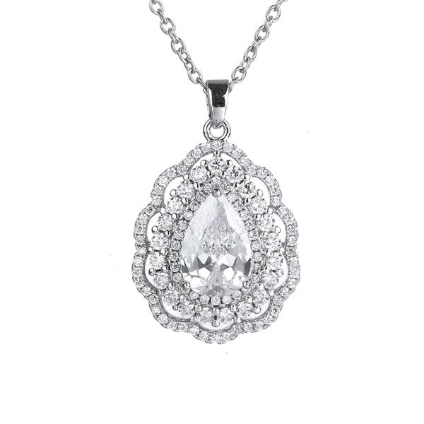 bettyue fashion design necklace pendant white waterdrop flower modelling for women charming jewelry in wedding party decoration, Silver
bettyue fashion design necklace pendant white waterdrop flower modelling for women charming jewelry in wedding party decoration, Silver