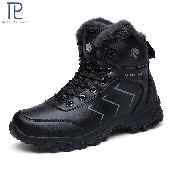 new men boots high plus velvet keep warm big size ankle boot anti slip snow shoes winter male shoes sports rubber sneakers, Black
new men boots high plus velvet keep warm big size ankle boot anti slip snow shoes winter male shoes sports rubber sneakers, Black