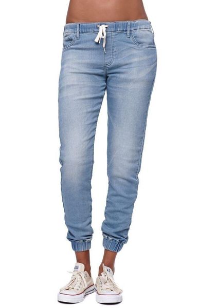 designer women jeans solid color drawstring slim jeans fashion loose capris femme clothing bloom pants relaxed casual apparel, Blue
designer women jeans solid color drawstring slim jeans fashion loose capris femme clothing bloom pants relaxed casual apparel, Blue