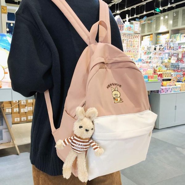 women canvas backpacks embroidery school bags for teenagers girls big cute lapbackpack patchwork kawaii backpacks new
women canvas backpacks embroidery school bags for teenagers girls big cute lapbackpack patchwork kawaii backpacks new