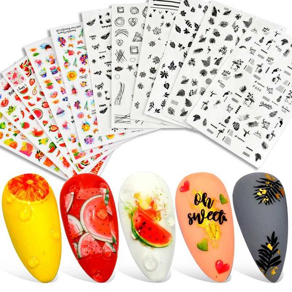 stickers & decals 1pcs fruit flower leaf nail art sticker abstract face watermelon strawberry lemon 3d adhesive slider summer decoration, Black
stickers & decals 1pcs fruit flower leaf nail art sticker abstract face watermelon strawberry lemon 3d adhesive slider summer decoration, Black