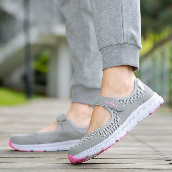 large sizes women's sport shoes air mesh mother shallow mouth sneakers woman sports walking flats light running shoes female x2
large sizes women's sport shoes air mesh mother shallow mouth sneakers woman sports walking flats light running shoes female x2