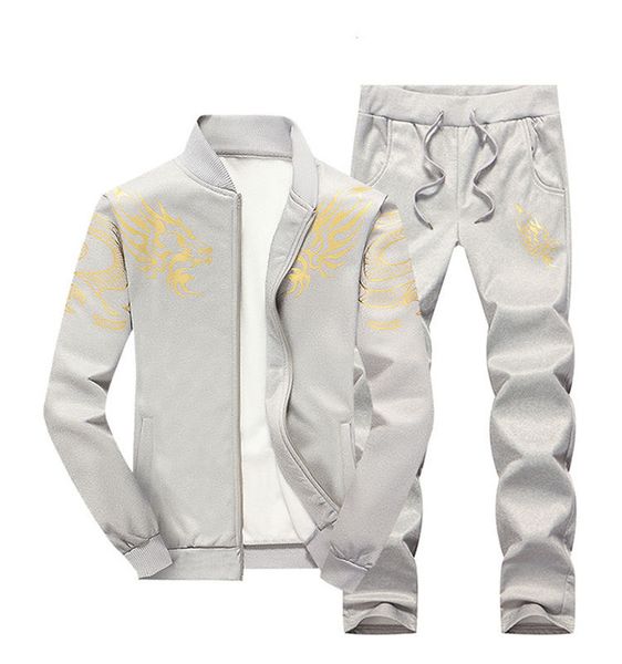 fashion printed mens 2pcs tracksuits designer pullover spring mens running suits long sleeves casual slim mens apparel, Gray
fashion printed mens 2pcs tracksuits designer pullover spring mens running suits long sleeves casual slim mens apparel, Gray