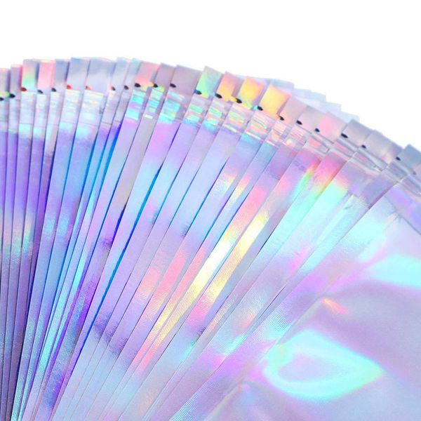 100pcs s/m/l flat zip lock bath salt cosmetic bag one side clear holographic laser mini aluminum foil zip lock bags thick
100pcs s/m/l flat zip lock bath salt cosmetic bag one side clear holographic laser mini aluminum foil zip lock bags thick