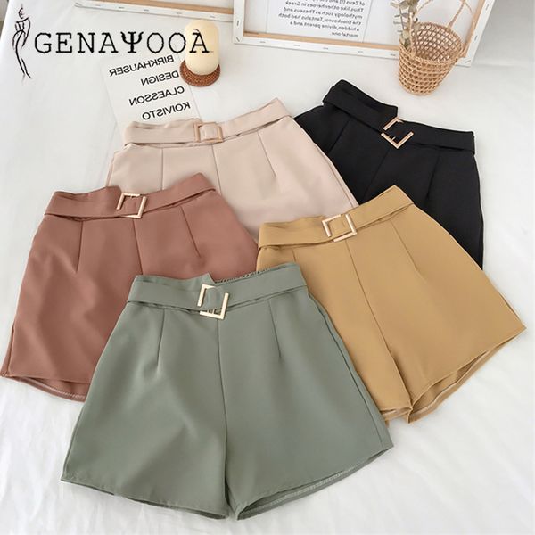 genayooa office elastic waist shorts women mini high waist shorts with belt wide leg summer 2019 harajuku korean short feminino, White;black
genayooa office elastic waist shorts women mini high waist shorts with belt wide leg summer 2019 harajuku korean short feminino, White;black
