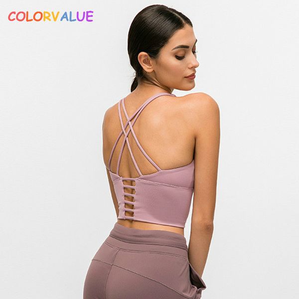 colorvalue 2.0version gym running crop women soft nylon fitness yoga sport bras anti-sweat padded workout brassiere, White;black
colorvalue 2.0version gym running crop women soft nylon fitness yoga sport bras anti-sweat padded workout brassiere, White;black