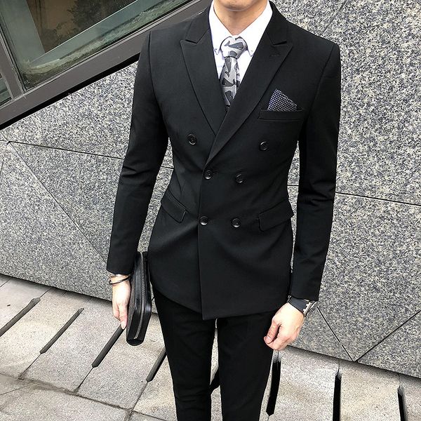 han edition groomsman groom wedding dress suits for men is to decorate the body male professional leisure small suit, White;black
han edition groomsman groom wedding dress suits for men is to decorate the body male professional leisure small suit, White;black