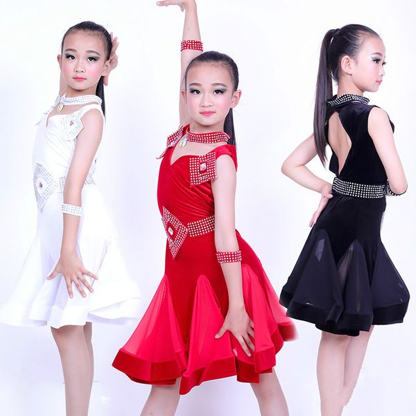 shiny rhinestone latin dance dress for girls tango samba cha cha fringe dance dresses ballroom performance costumes, Black;red
shiny rhinestone latin dance dress for girls tango samba cha cha fringe dance dresses ballroom performance costumes, Black;red