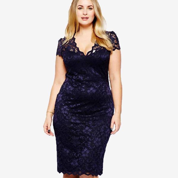 wipalo plus size women v neck elegant lace dress summer crochet hollow out evening sheath bodycon vestidos dress female 5xl, Black;gray
wipalo plus size women v neck elegant lace dress summer crochet hollow out evening sheath bodycon vestidos dress female 5xl, Black;gray
