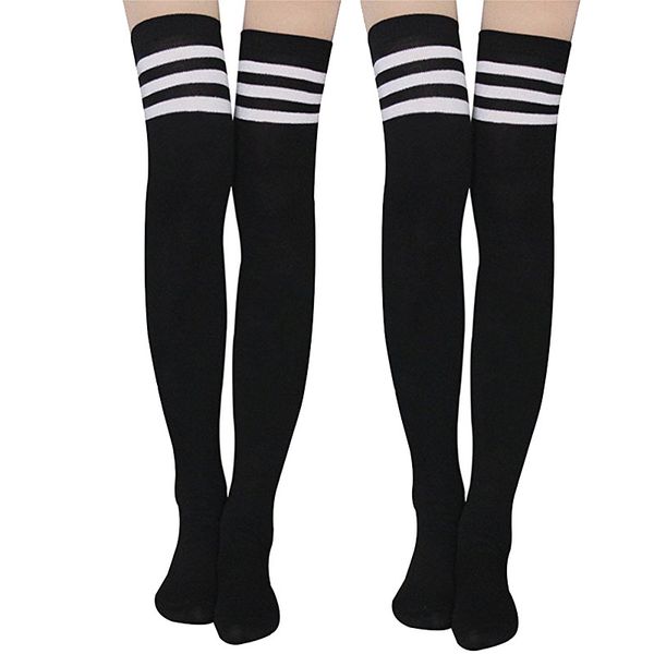 bohowaii fashion women stockings thick striped knee socks schoolgirl cheerleader kousen, Black;white
bohowaii fashion women stockings thick striped knee socks schoolgirl cheerleader kousen, Black;white
