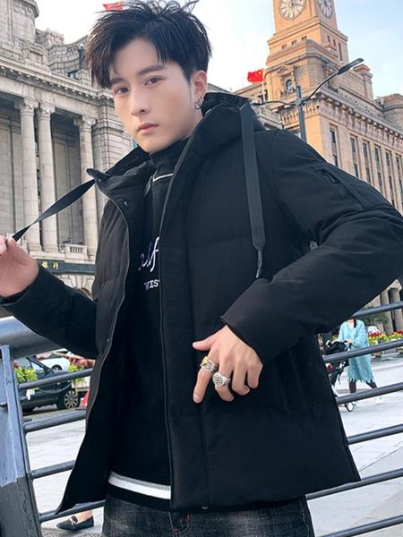 men's down & parkas autumn trench coat homme winter jacket men masculino thicken korean warm casua fashion male kk60mf, Black
men's down & parkas autumn trench coat homme winter jacket men masculino thicken korean warm casua fashion male kk60mf, Black