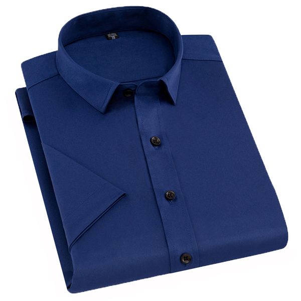 aoliwen brand short sleeve easy care solid color dress shirt comfortable soft bamboo suitable for business office formal shirt, White;black
aoliwen brand short sleeve easy care solid color dress shirt comfortable soft bamboo suitable for business office formal shirt, White;black