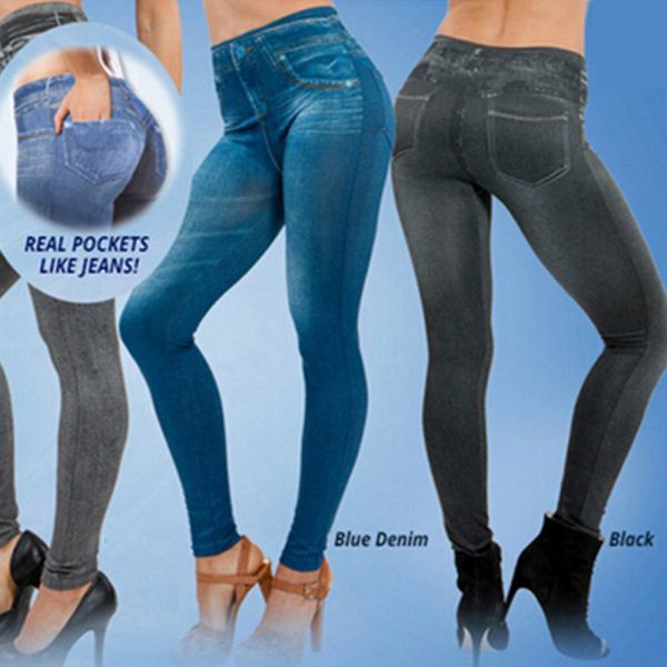women's leggings jeans denim pants with pocket slim jeggings fitness leggings s-xxl black/gray/blue
women's leggings jeans denim pants with pocket slim jeggings fitness leggings s-xxl black/gray/blue