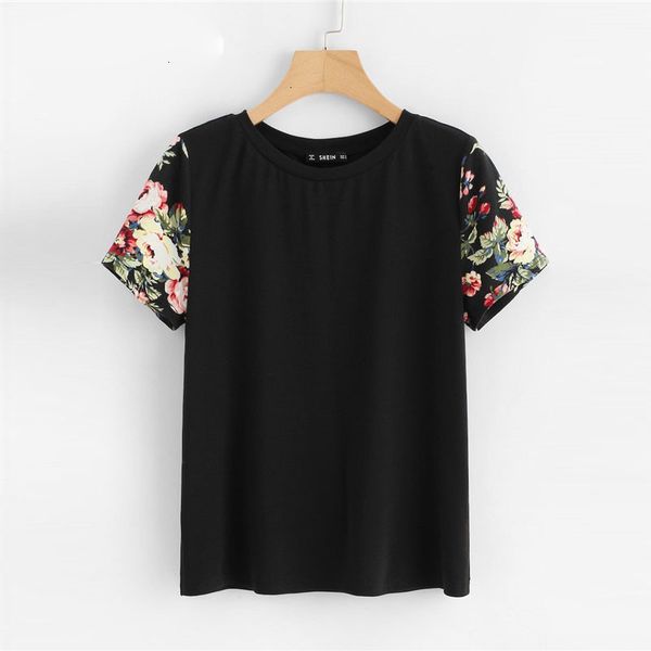 для женщин дизайнер одежды tee shirt femme черный цветочный печати женщины повседневная tee o образным вырезом с коротким рукавом летний wee, White
для женщин дизайнер одежды tee shirt femme черный цветочный печати женщины повседневная tee o образным вырезом с коротким рукавом летний wee, White