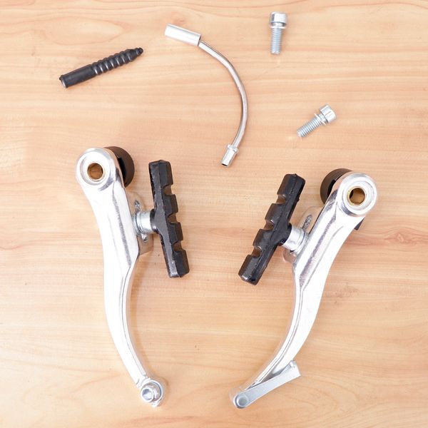 aluminum alloy mountain road bike bicycle v brake caliper brakes replacement with mounting washers screws
aluminum alloy mountain road bike bicycle v brake caliper brakes replacement with mounting washers screws