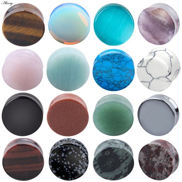 1pc stone ear plugs gauges earrings women men ear plug flesh tunnel piercing expander ear stretcher body piercing jewelry, Slivery;golden
1pc stone ear plugs gauges earrings women men ear plug flesh tunnel piercing expander ear stretcher body piercing jewelry, Slivery;golden