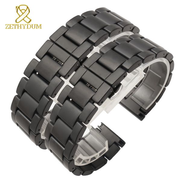 matte ceramic bracelet watchband 16 18 20mm grind arenaceous watch strap band white black watch belt accessories not fade, Black;brown
matte ceramic bracelet watchband 16 18 20mm grind arenaceous watch strap band white black watch belt accessories not fade, Black;brown
