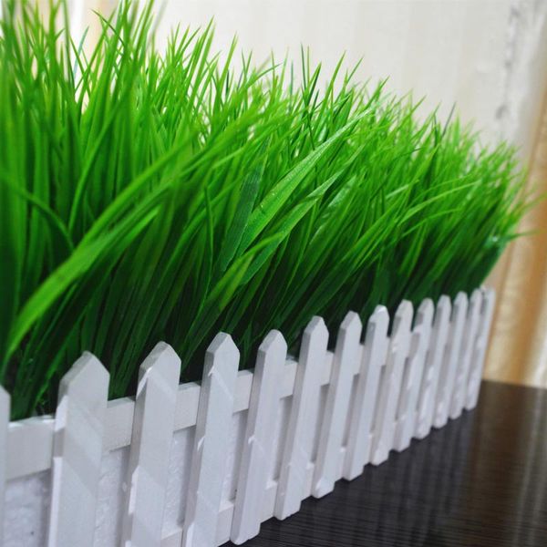 fake plant pot decoration artificial grass white wooden fence potted decoration lsf99
fake plant pot decoration artificial grass white wooden fence potted decoration lsf99
